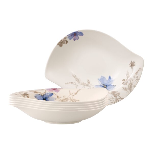 Villeroy & Boch Mariefleur Gris Serve & Salad Schale 29 x 21 cm 6er Set