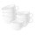 Seltmann Weiden Lido Black Line Milchkaffeetasse 350 ml 6er Set