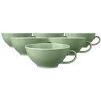 Seltmann Weiden Beat Color Glaze Teetasse 140 ml 6er Set - Salbeigrün