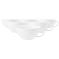 Seltmann Weiden Beat Color Glaze Teetasse 140 ml 6er Set - Weiß