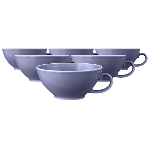 Seltmann Weiden Beat Color Glaze Teetasse 140 ml 6er Set - Fliederblau