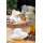 Seltmann Weiden Lido Black Line Kaffeetasse mit Untertasse 220 ml 6er Set