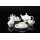 Seltmann Weiden Lido Black Line Teetasse mit Untertasse 140 ml