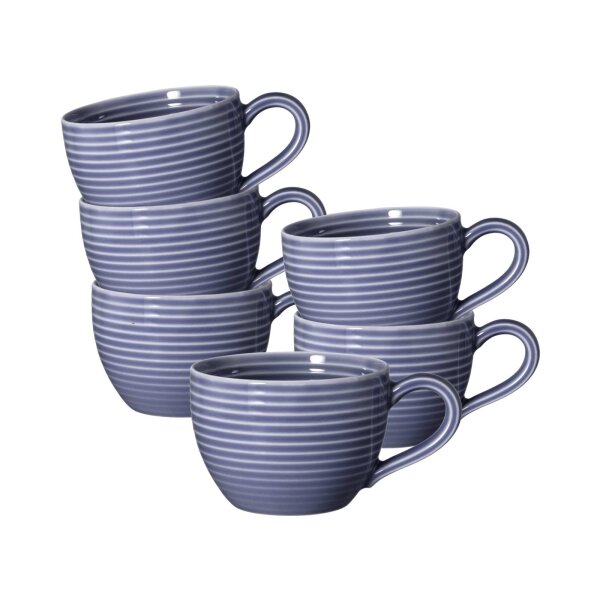 Seltmann Weiden Beat Color Glaze Espressotasse 0,11 l 6er Set - Fliederblau