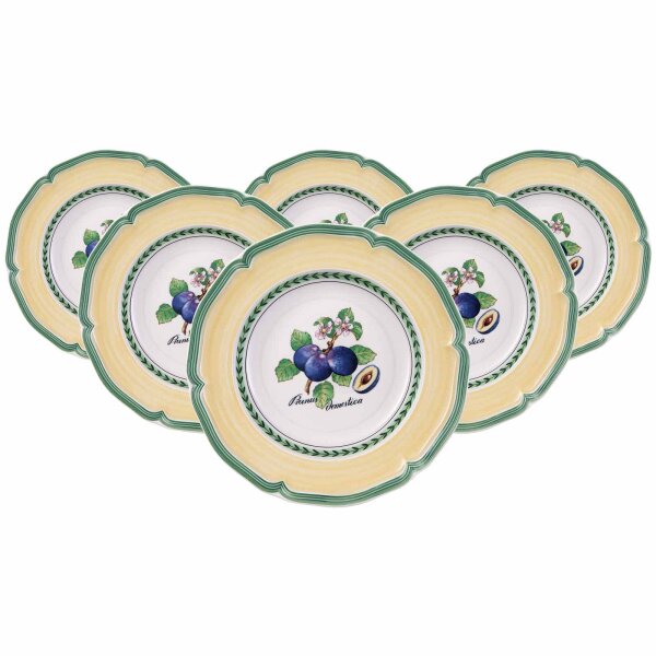 Villeroy & Boch French Garden Valence Suppenteller ø 22,8 cm 6er Set