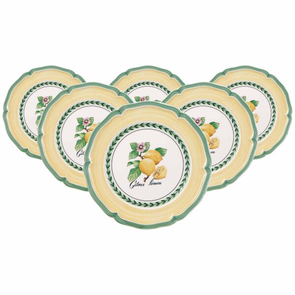 Villeroy & Boch French Garden Valence Frühstücksteller ø 20,7 cm 6er Set