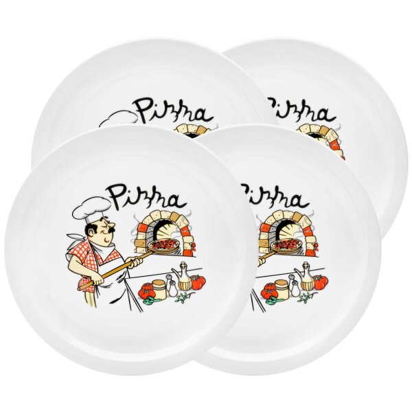 Van Well Pizzateller ø 30,5 cm Küchenchef 4er Set