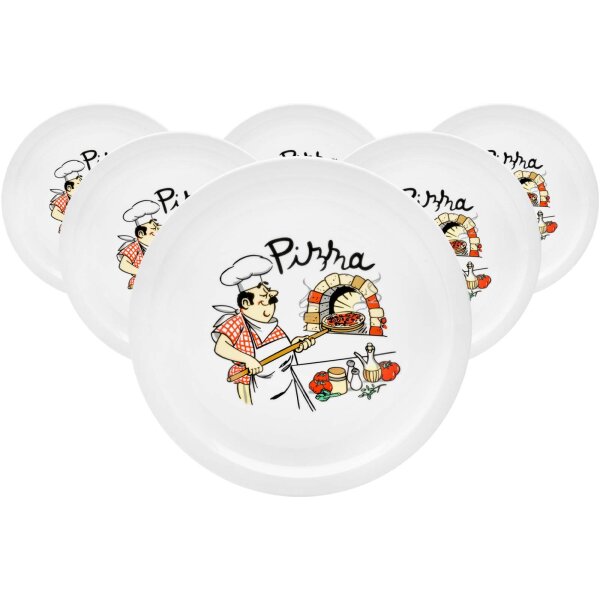 Van Well Pizzateller ø 30,5 cm Küchenchef 6er Set