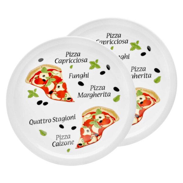 Van Well Pizzateller ø 30,5 cm Margherita 2er Set