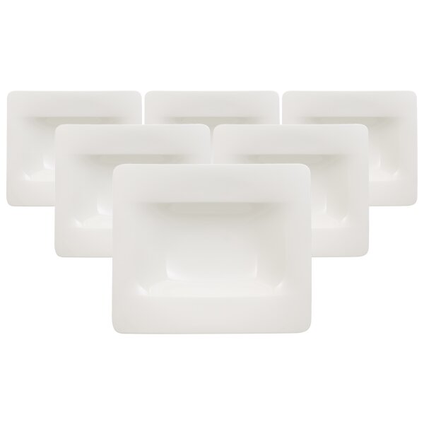 Villeroy & Boch Modern Grace Suppenteller 24 x 20 cm 6er Set
