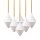 like. by Villeroy & Boch Winter Glow Ornament Doppelkegel 6er Set