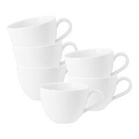 Seltmann Weiden Beat Color Glaze Kaffeetasse 0,26 l 6er Set - Weiß