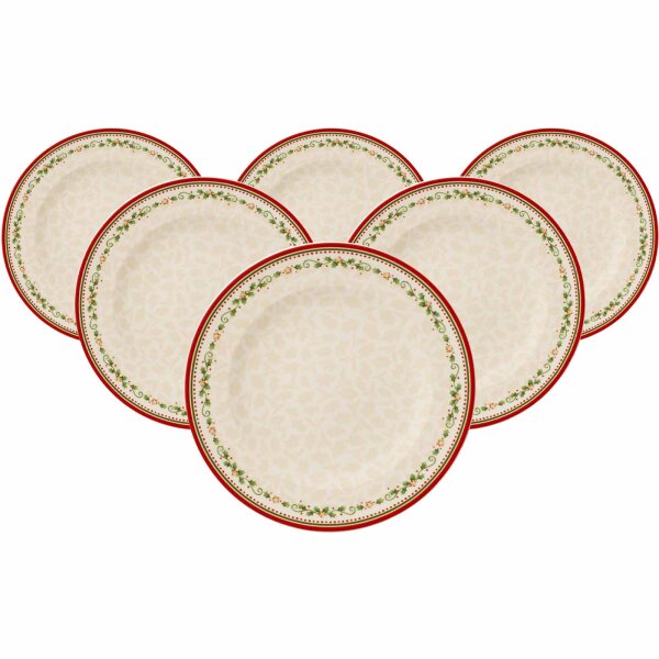 Villeroy & Boch Winter Bakery Delight Speiseteller Sternschnuppe ø 27,4 cm 6er Set