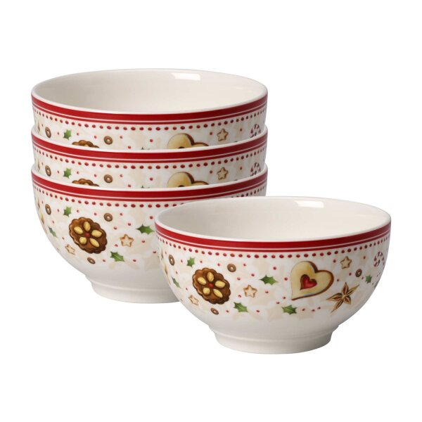 Villeroy & Boch Winter Bakery Delight Bol Sternschnuppe ø 14 cm 4er Set