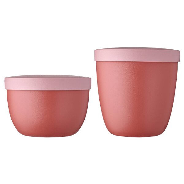 Mepal ELLIPSE Snackpot 350 & 500 ml 2er Set - Vivid Mauve