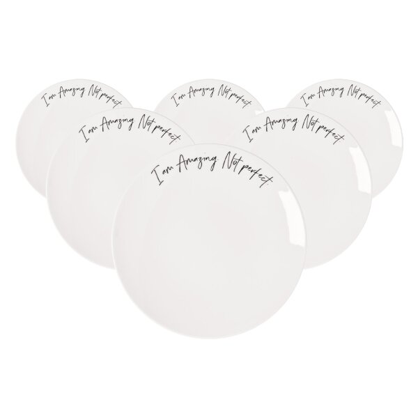Villeroy & Boch Statement Frühstücksteller Amazing not perfect 21,2 cm 6er Set