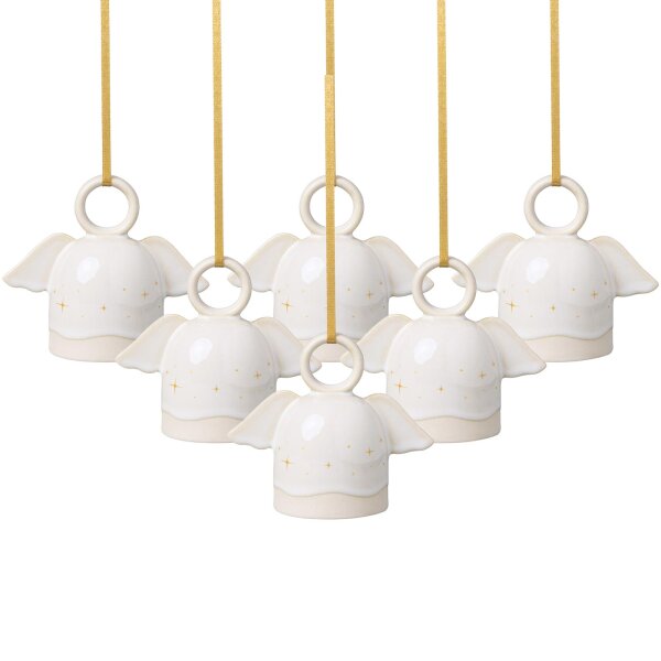 like. by Villeroy & Boch Winter Glow Ornament Engel 6er Set