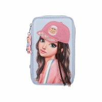 TOPModel 3-Fach Federtasche TEAM TEDDY mit Applikation