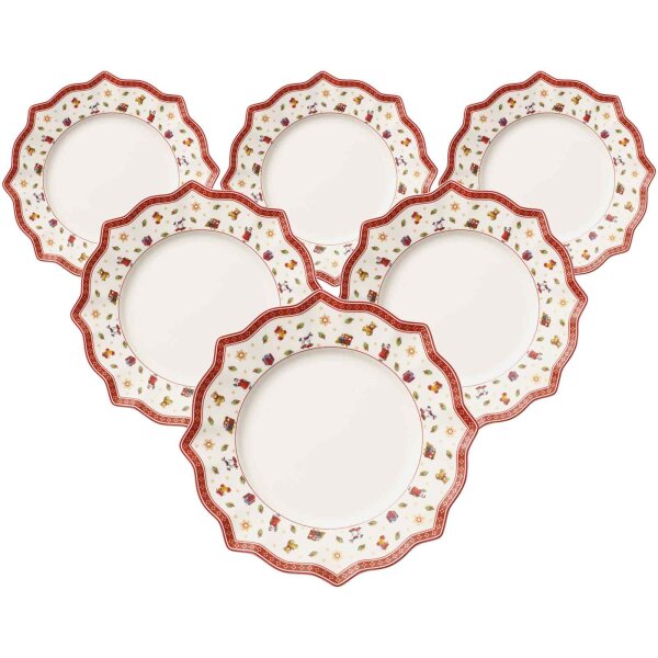 Villeroy & Boch Toys Delight Speiseteller ø 28,4 cm 6er Set Weiß