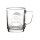 Glühweinglas Kaffeeglas 0,2l geeicht - Plüschbär - 1 Stück