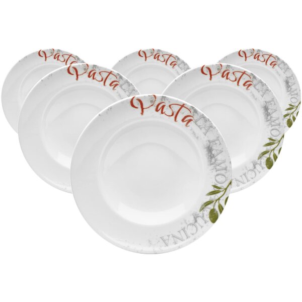 Van Well Pastateller ø 27 cm Famosa 6er Set