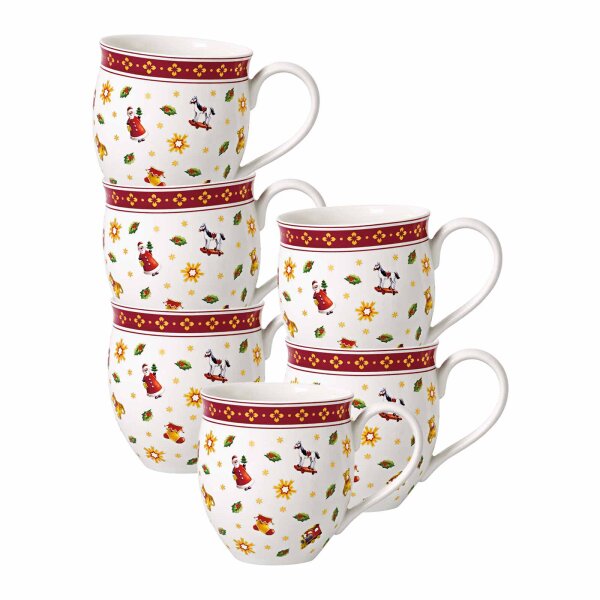 Villeroy & Boch Toys Delight Becher mit Streumotiv 390 ml 6er Set