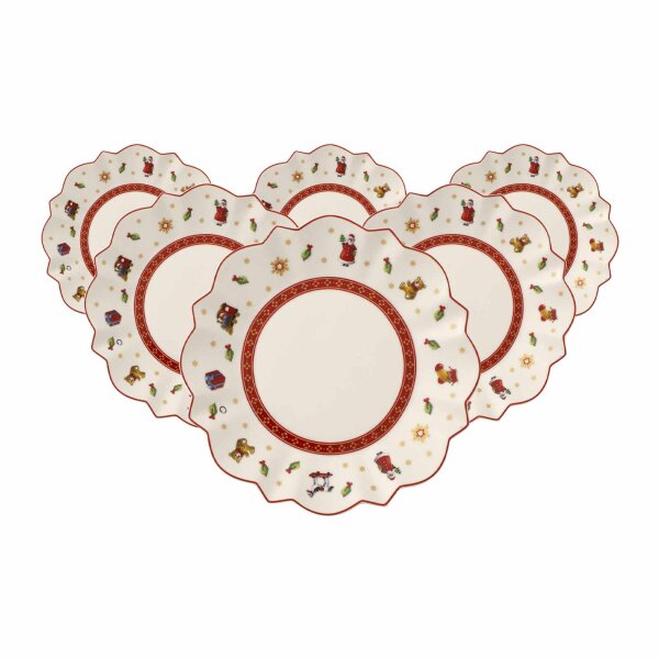 Villeroy & Boch Toys Delight Brotteller ø 17,9 cm Weiß 6er Set