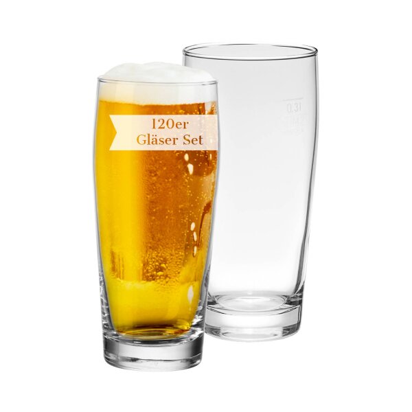 Van Well Willi Becher 0,3 l geeicht 120er Set
