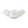 Villeroy & Boch White Pearl Cappuccinotasse mit Untertasse 310 ml 6er Set