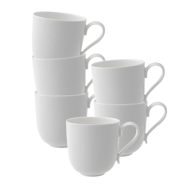 Villeroy & Boch New Cottage Basic Becher mit Henkel 260 ml 6er Set