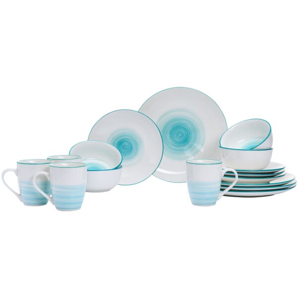 Ritzenhoff & Breker Luna Kombi Set 16-teilig türkis