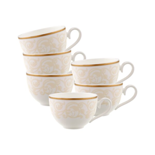 Villeroy & Boch Ivoire Kaffee-/Teeobertasse 120 ml 6er Set