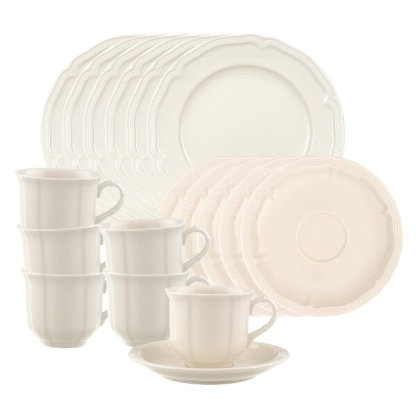 Villeroy & Boch Manoir Kaffeeservice 18-teilig