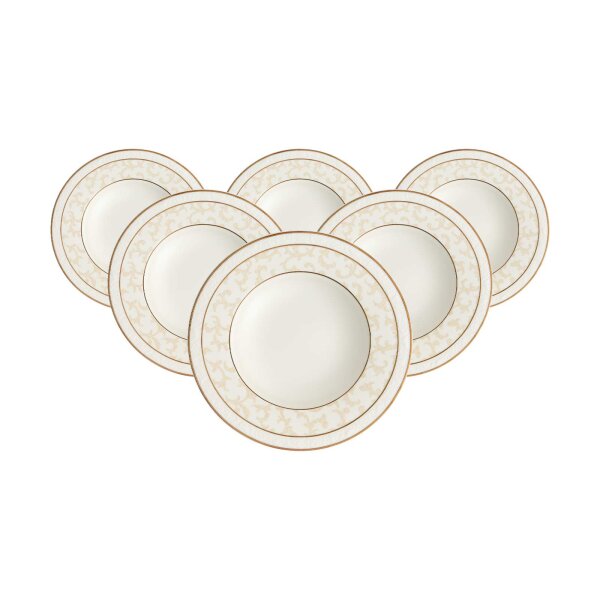 Villeroy & Boch Ivoire Suppenteller ø 24,8 cm 6er Set