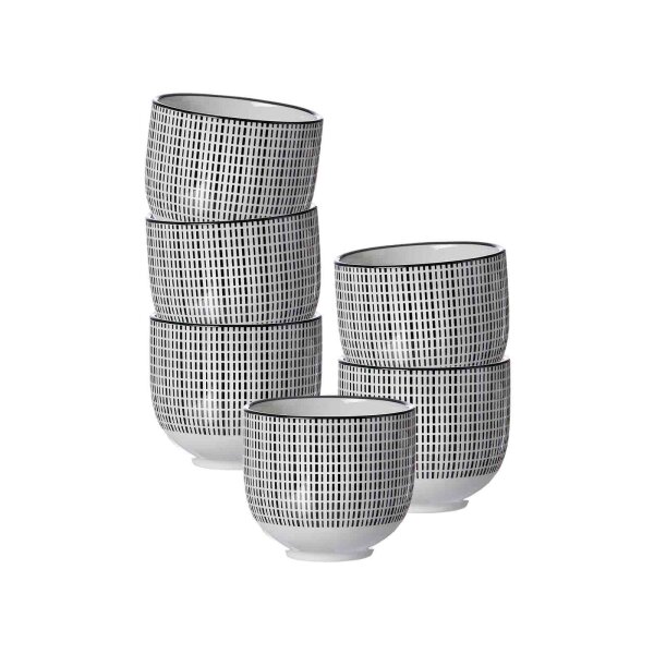 Ritzenhoff & Breker Takeo Stripes Teebecher 150 ml 6er Set