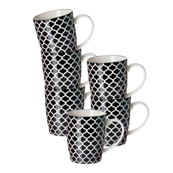 Ritzenhoff & Breker Takeo Swing Henkelbecher 350 ml 6er Set