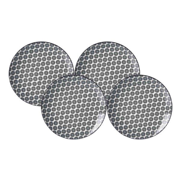 Ritzenhoff & Breker Takeo Circles Dessertteller ø 21,5 cm 4er Set
