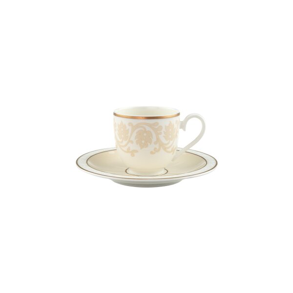 Villeroy & Boch Ivoire Espressoobertasse mit Untertasse 70 ml