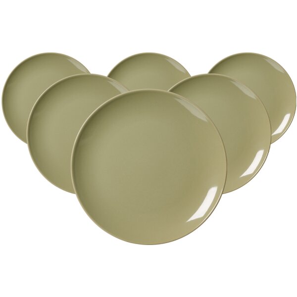 Ritzenhoff & Breker Cecina Speiseteller ø 26 cm 6er Set - Grün