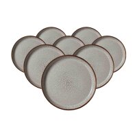 Ritzenhoff & Breker Visby Dessert-Teller ø 20,5 cm 8er Set - Grau