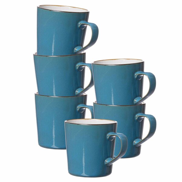 Ritzenhoff & Breker Visby Becher 400 ml 6er Set - Dunkelblau