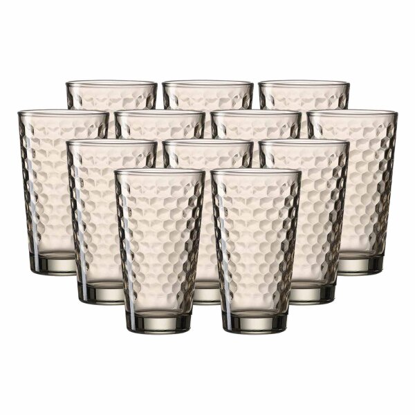 Ritzenhoff & Breker Favo Longdrinkglas 400 ml 12er Set - Braun