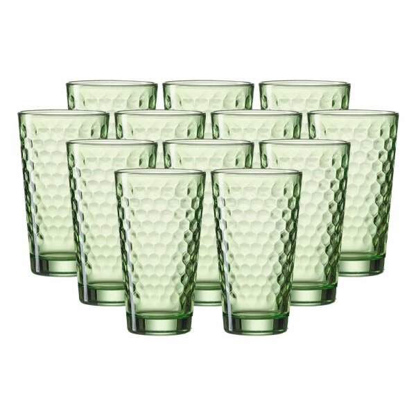Ritzenhoff & Breker Favo Longdrinkglas 400 ml 12er Set - Grün