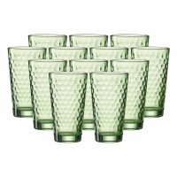 Ritzenhoff & Breker Favo Longdrinkglas 400 ml 12er Set - Grün