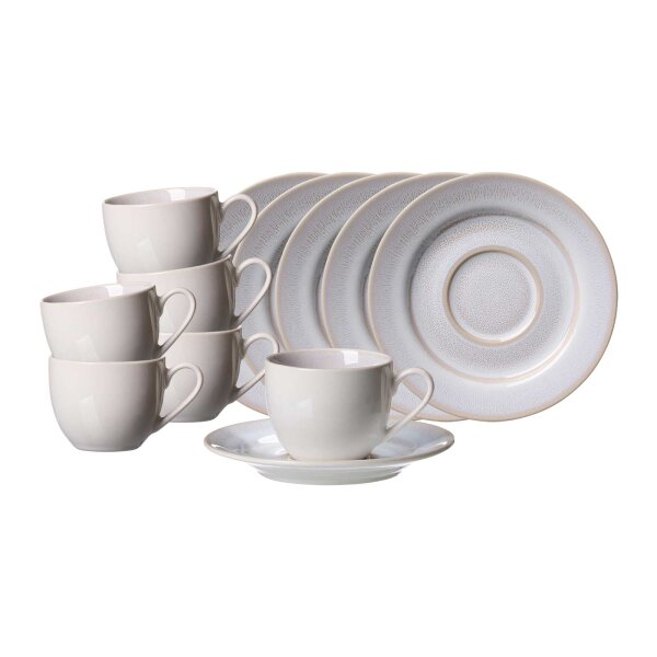 Ritzenhoff & Breker Laredo Espressotasse mit Untertasse 90 ml 6er Set