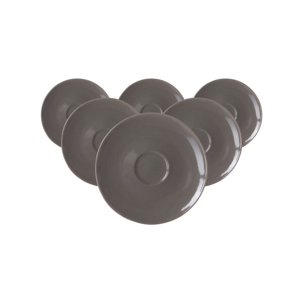Ritzenhoff & Breker Suomi Espressountertasse ø 11,5 cm 6er Set - Braun