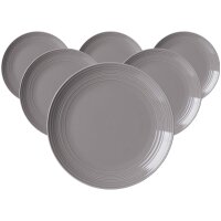 Ritzenhoff & Breker Levi Speiseteller ø 27 cm 6er Set - Grau