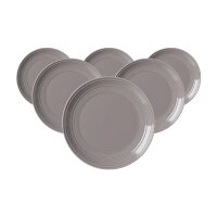 Ritzenhoff & Breker Levi Dessertteller ø 21 cm 6er Set - Grau