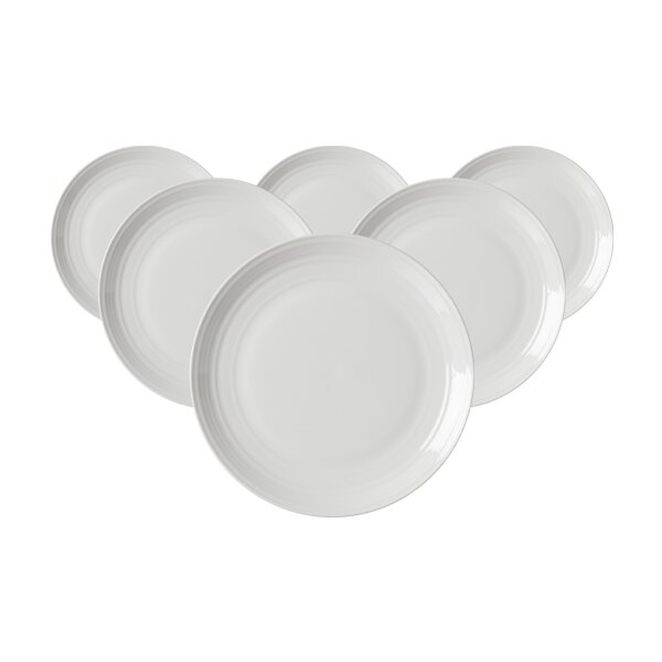 Ritzenhoff & Breker Levi Dessertteller ø 21 cm 6er Set - Weiß