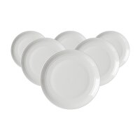 Ritzenhoff & Breker Levi Dessertteller ø 21 cm 6er Set - Weiß